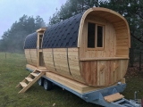 Štvorcová sauna 550cm Elektrická