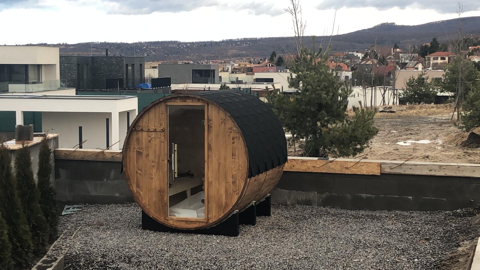 Sudová sauna smrek 180 cm, namorená, Záhorská Ves